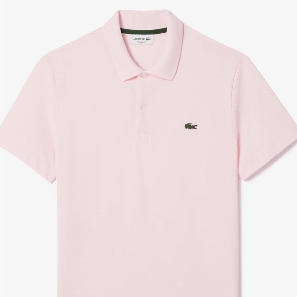 Lacoste Light Pink Polo Shirt for Men